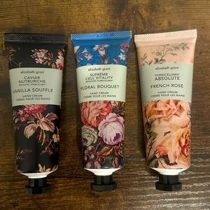 NEW 3 Elizabeth Grant hand creams (2 fl. oz. each)
